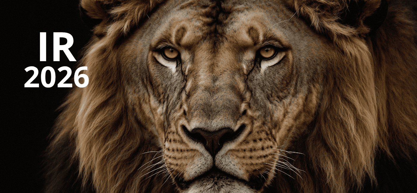 Imagem de um leão significado que o Imposto de Renda 2026 chegou!